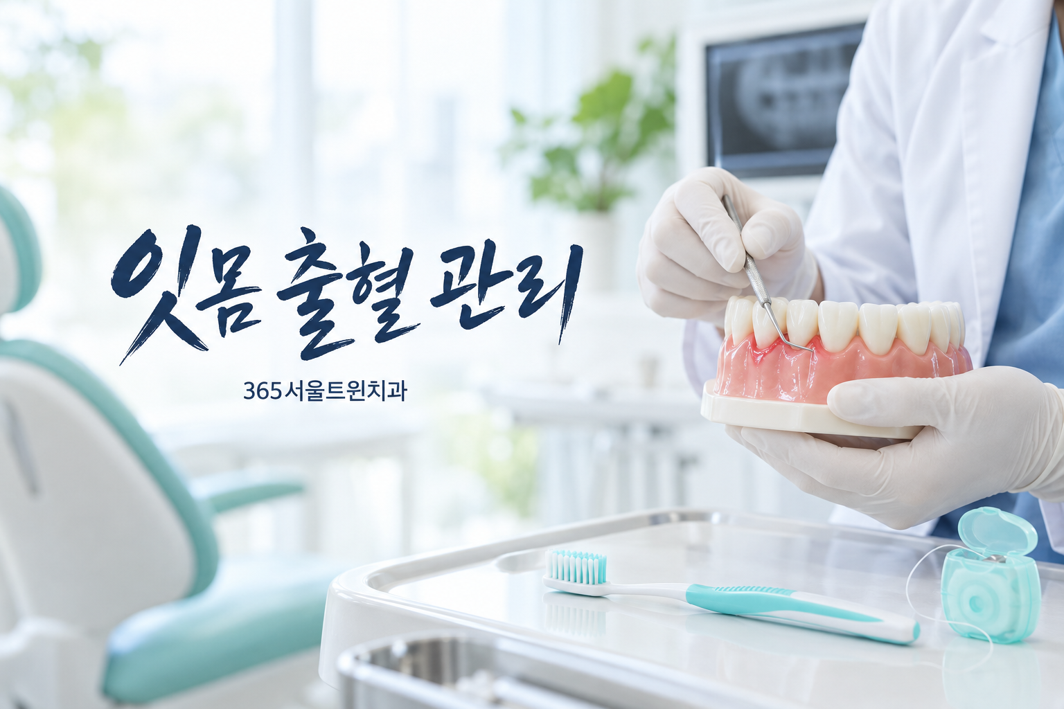 김포치과 잇몸 출혈 원인과 스케일링, 마산동에서 알아보고 있다면